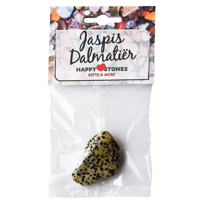 Happystones Jaspis dalmatier (1 stuk)