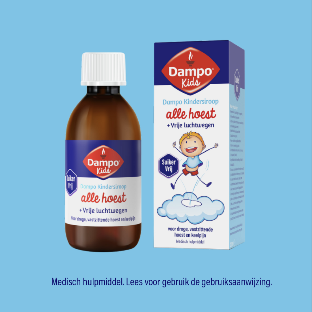 Dampo Kids Alle hoest +Vrije luchtwegen suikervrij (120 ml) - image 6