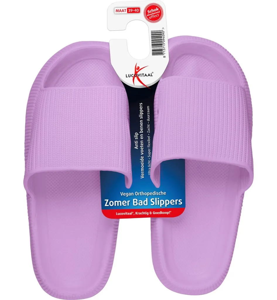 Lucovitaal Orth. Badslippers 39-40 Roze (1 paar)