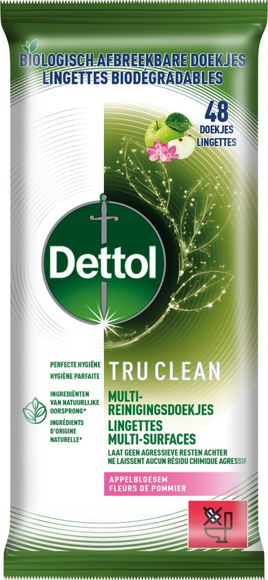 Dettol Doekjes Appelbloesem (48 stuks)