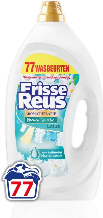 Frisse Reus Wasmiddel Gel Lotus (3465 ml)