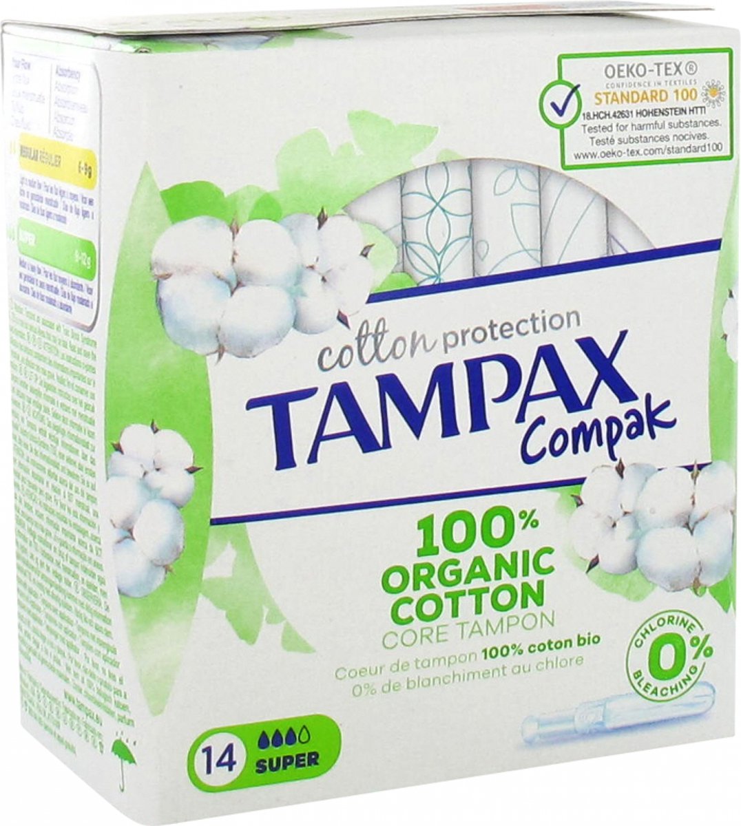 Tampax Cotton Protection Super (14 stuks)