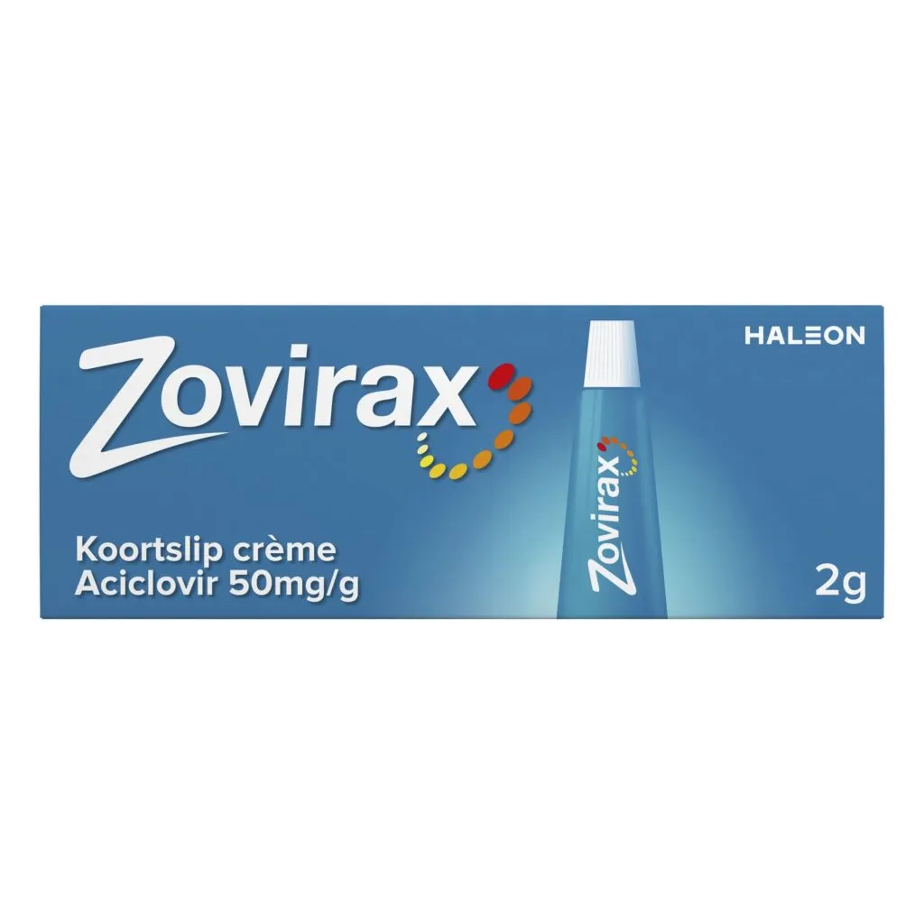 Zovirax Koortslip Creme 50mg/g Tube (2 gr)