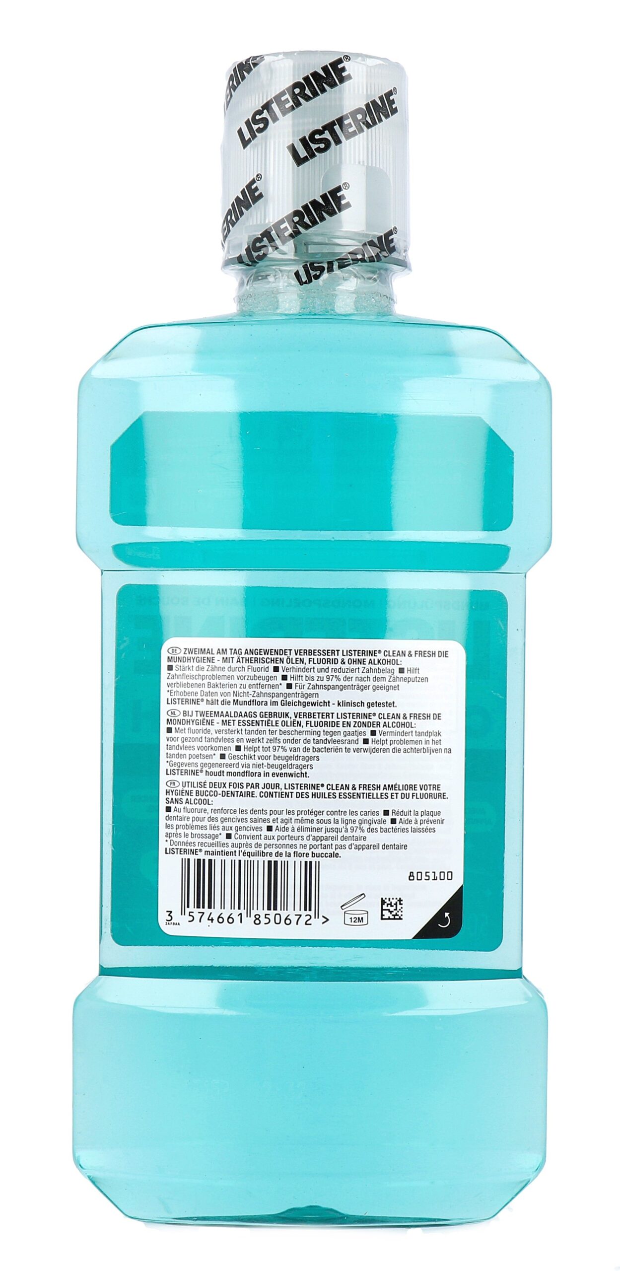 Listerine Mondwater Clean & Fresh (500 ml)