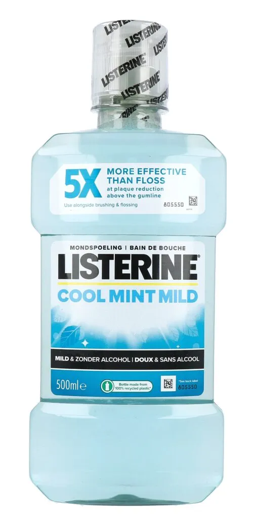 Listerine Mondwater Cool Mint Milde Smaak (500 ml)