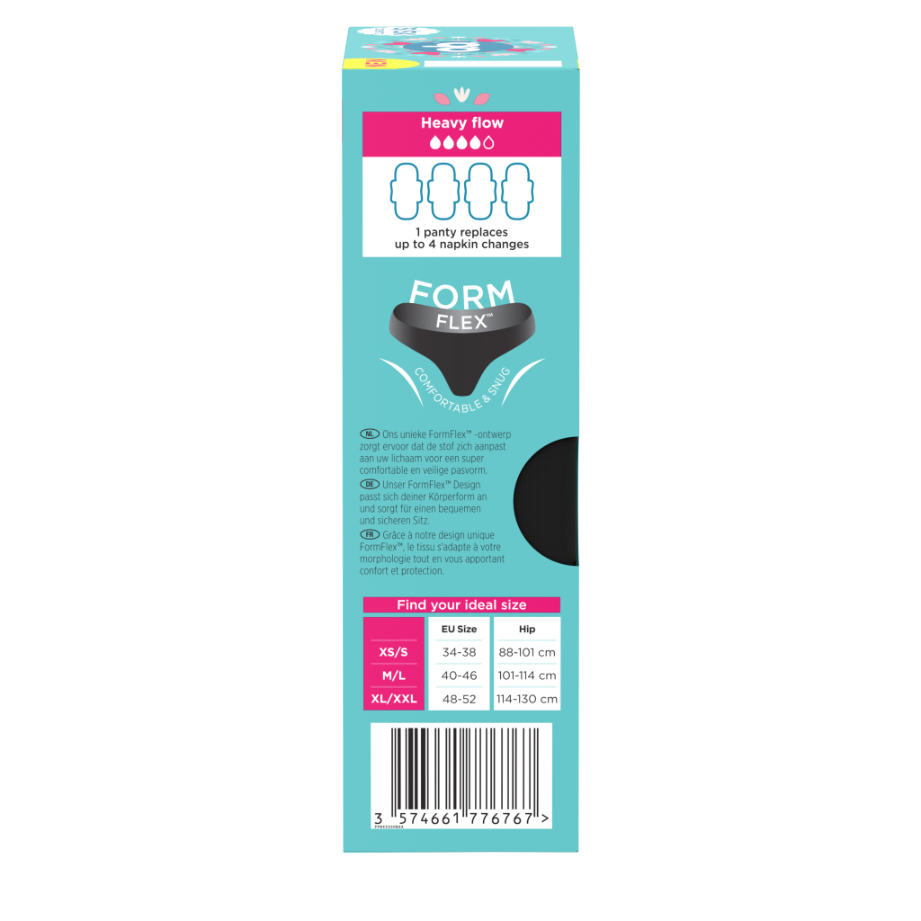 Ob Herbruikbaar Menstruatie Ondergoed XS/S (1 stuk)