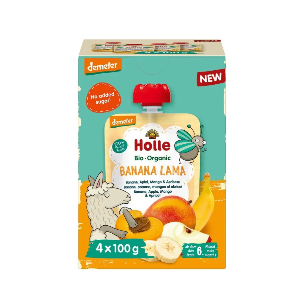 Holle Knijpruit Banana Lama Multipack (4 stuks)
