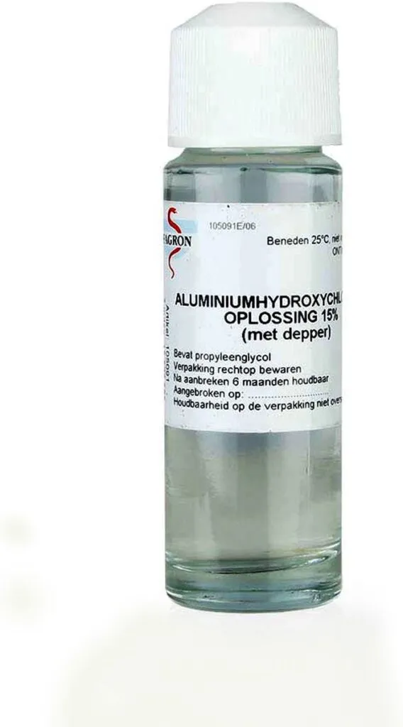Fagron Aluminiumhydroxychloride Oplossing 15% Met Depper (30 ml)
