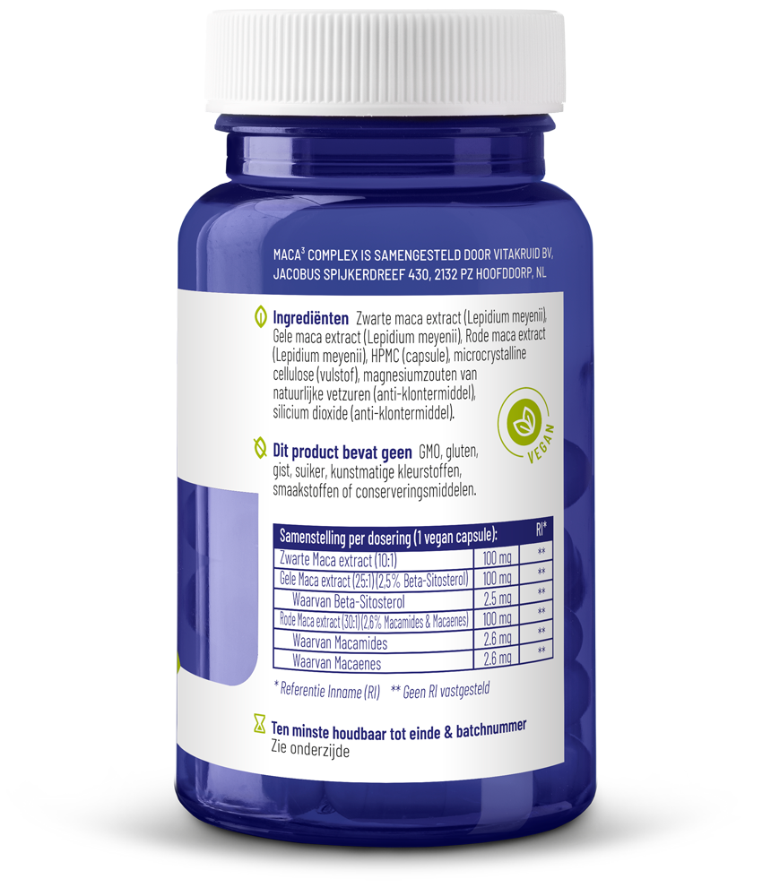 Vitakruid Maca Complex (90 vega capsules) - image 2