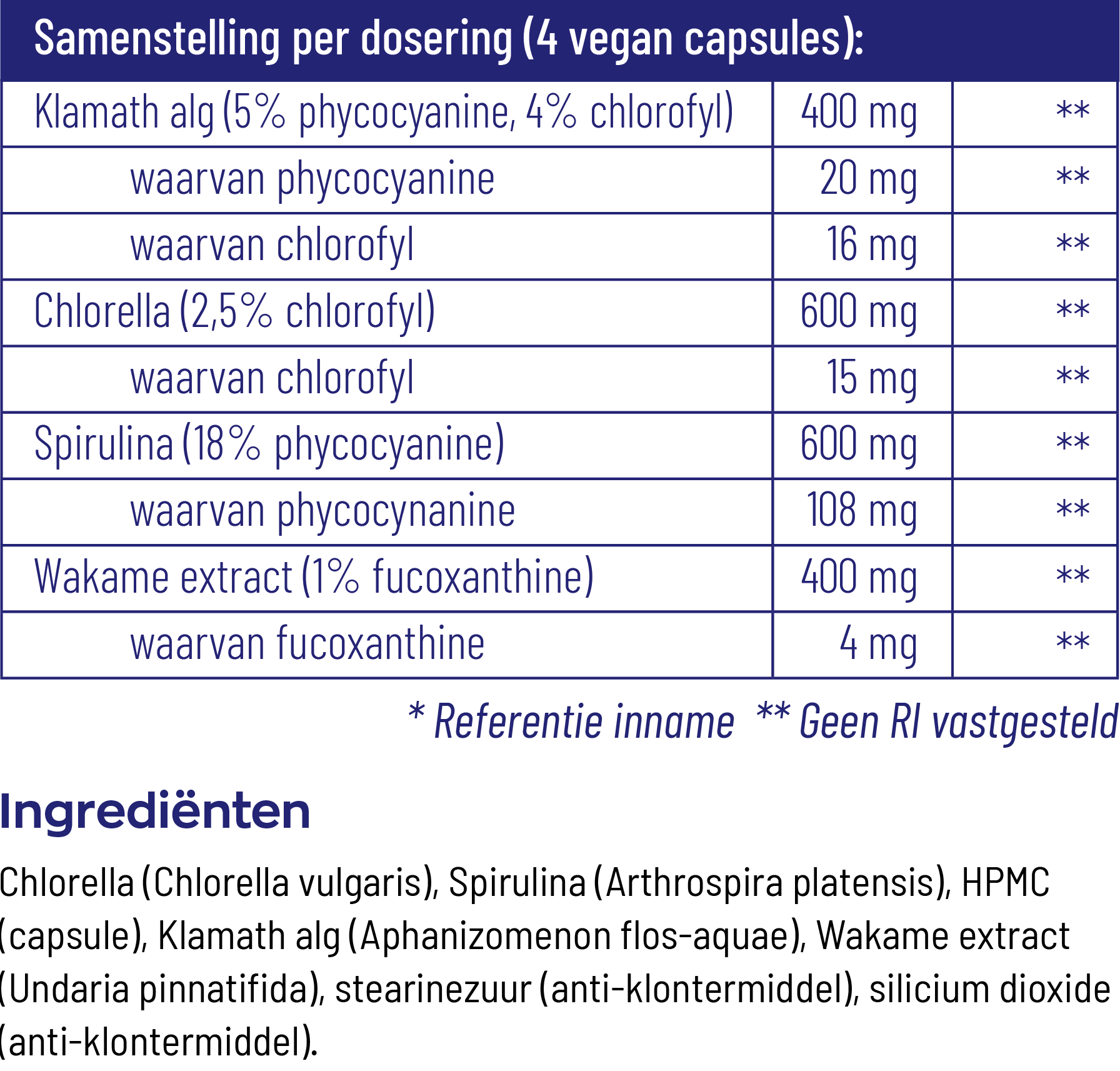Vitakruid Marine Fytoplankton (120 vega capsules) - image 3