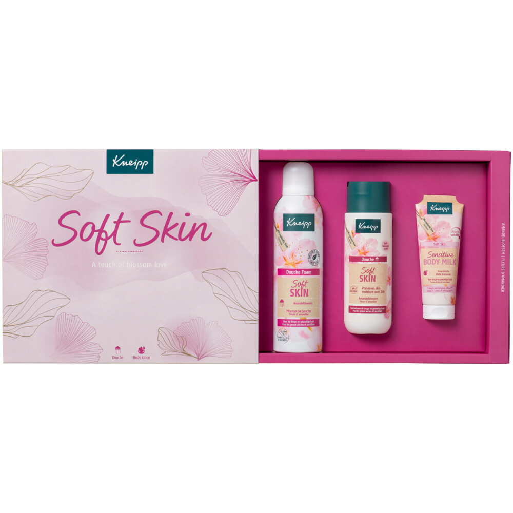 Kneipp Luxe geschenk set Soft Skin (2 x 200 ml + 1 x 75 ml)