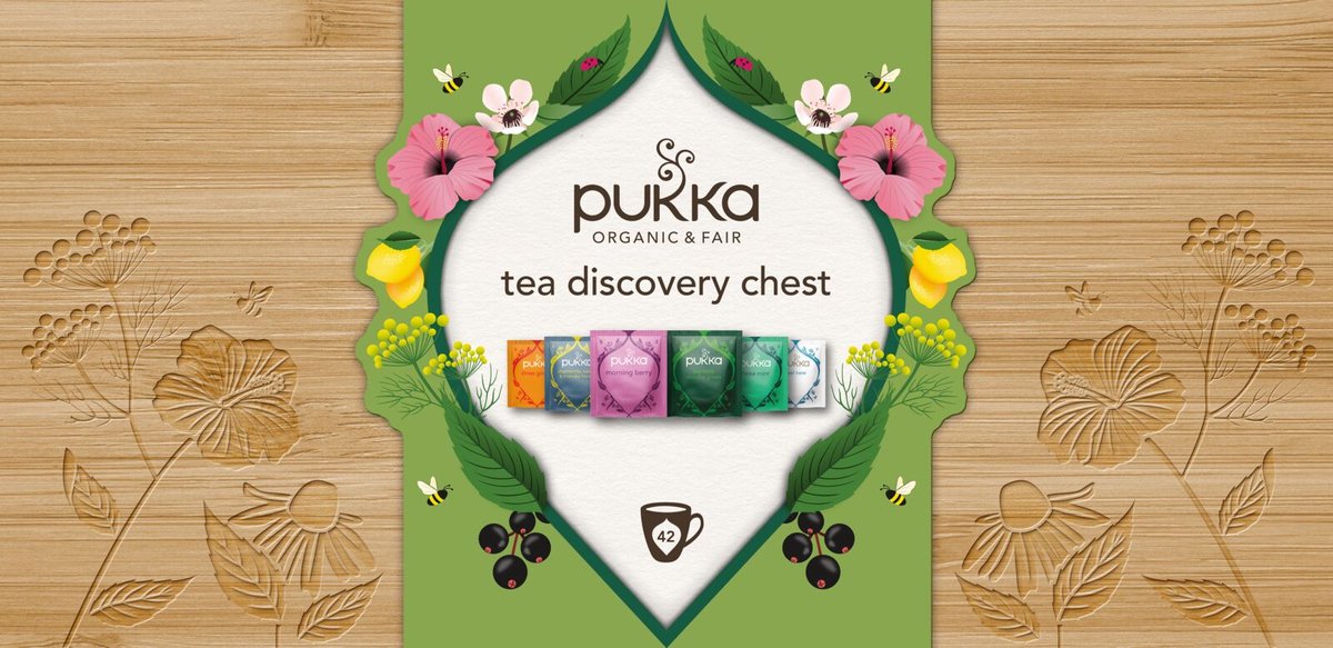 Pukka Tea Discovery Chest Bio (42 zakjes)