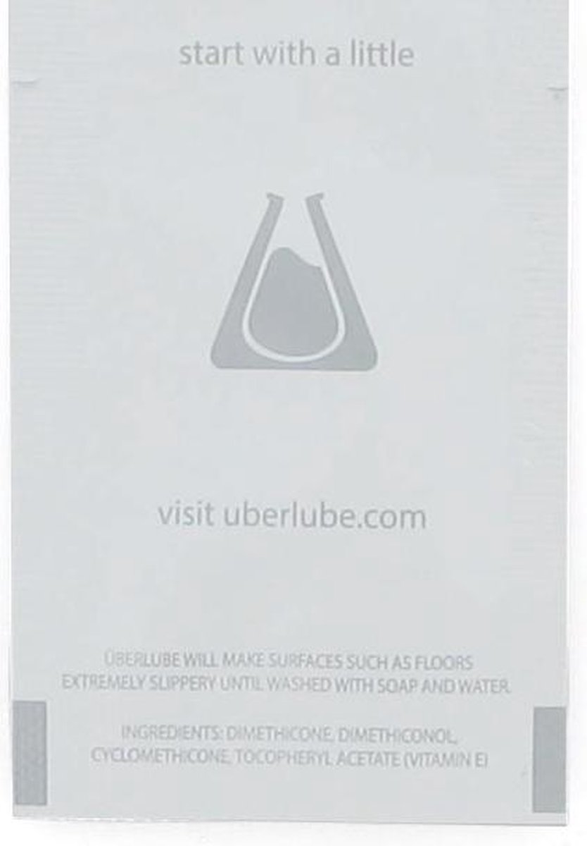 Uberlube Glijmiddel Siliconen - zakje (2 ml)
