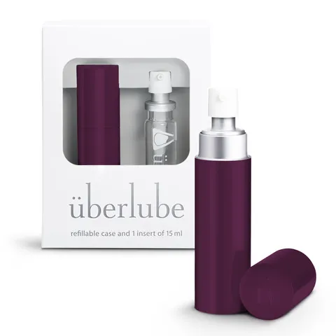Uberlube Glijmiddel Siliconen - Good-To-Go Paars Aubergine (15 ml)
