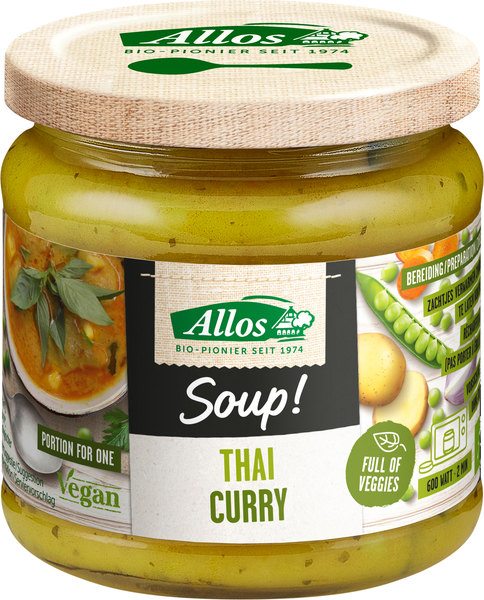 Allos Thai-Currysoep (350 ml)