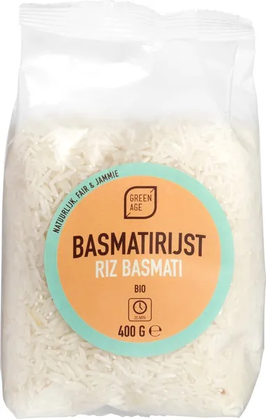 GreenAge Basmatirijst Wit (400 gr)