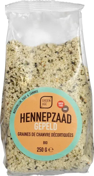 Greenage Hennepzaad Gepeld (250 gr)