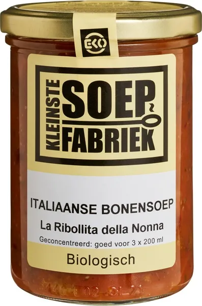 Kleinstesoepfabriek Bonensoep Italiaans (400 ml)