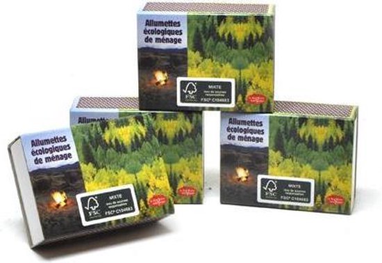 La Droguerie Ecologique Lucifers Fsc Zwavelvrij (4 stuks)