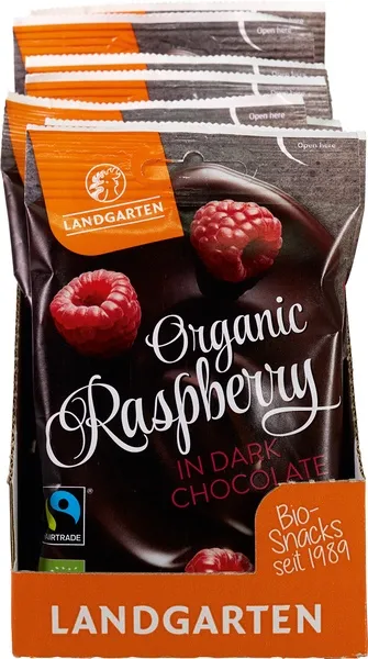 Landgarten Raspberry In Dark Chocolate (50 gr)
