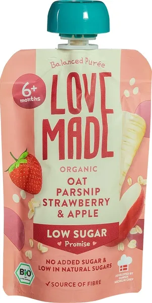 Lovemade Knijpzakje Havermout Pastinaak (100 gr)