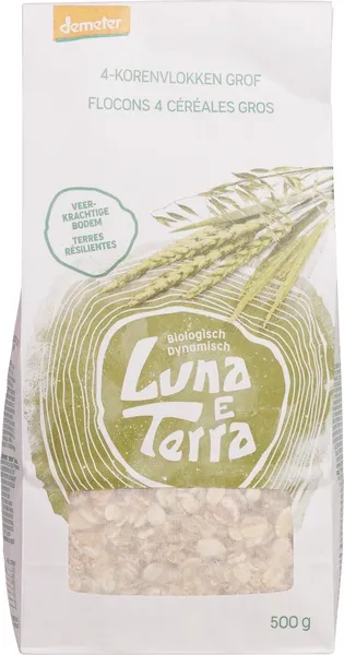 Luna E Terra 4-Korenvlokken Grof (500 gr)