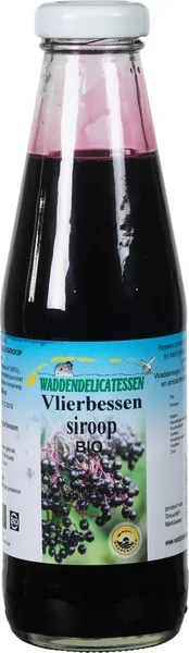 Waddendelicatessen Siroop Vlierbessen (500 ml)