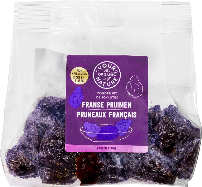Your Organic Nature Pruimen Gedroogd, Zonder Pit (250 gr)
