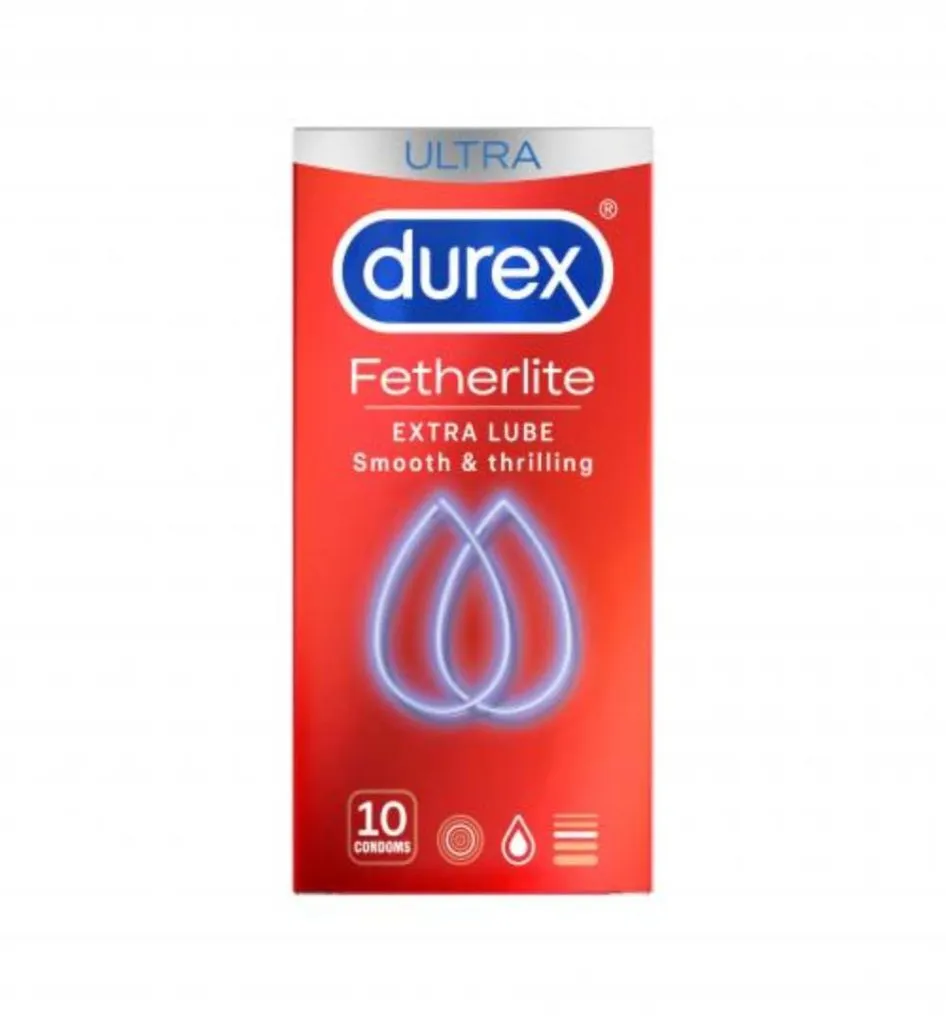 Durex Thin feel extra lube (10 stuks)
