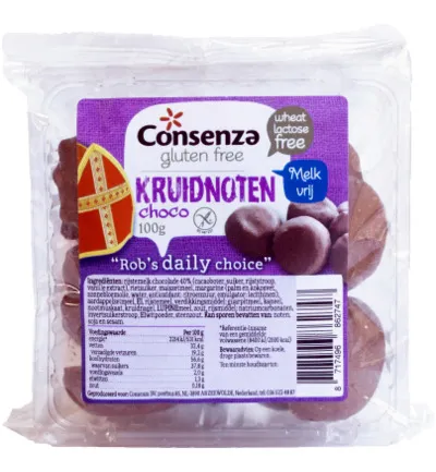 Consenza Choco Kruidnoten (100 gr)