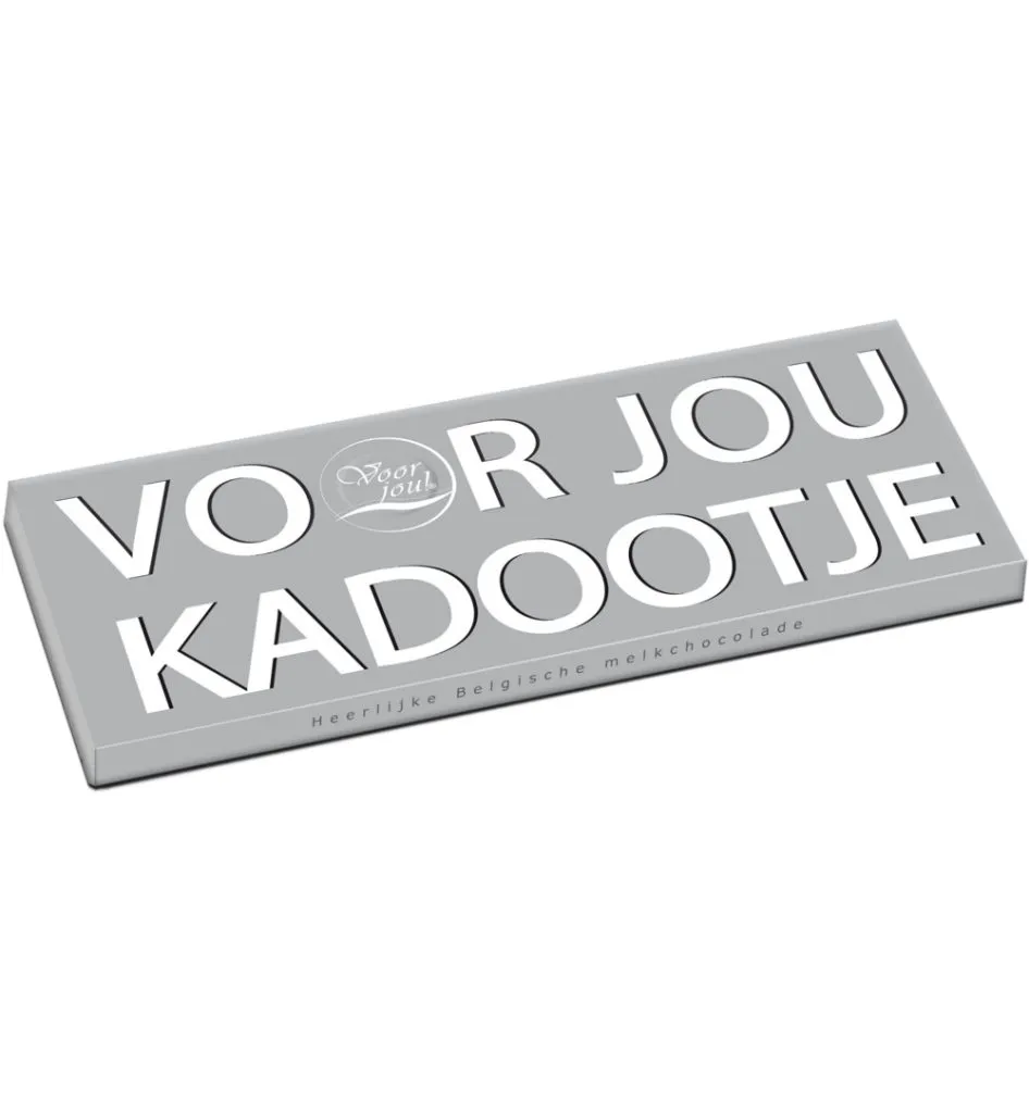 Voor Jou! Wensreep melk, Kadootje (70 gr)