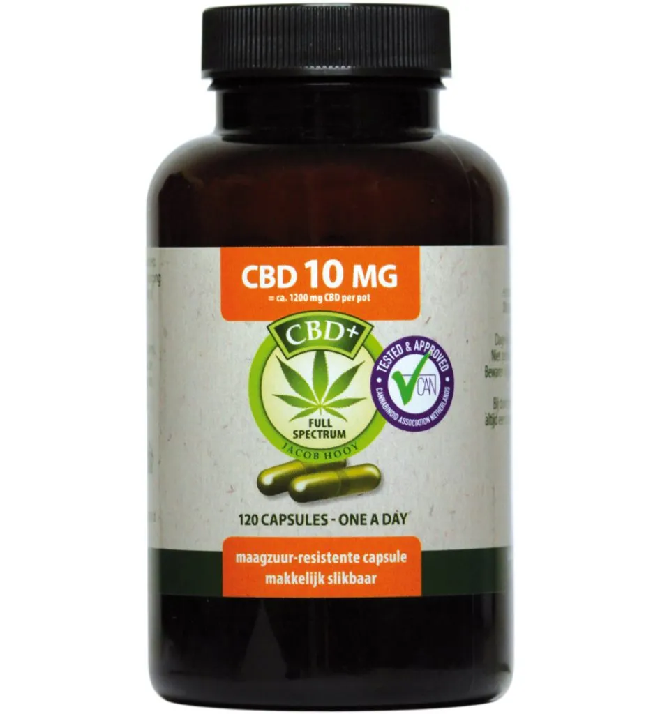 Jacob Hooy CBD 10Mg (120 stuks)