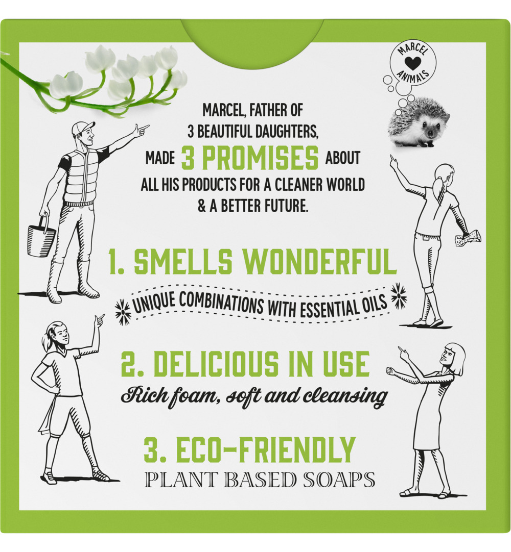 Marcel's Green Soap Conditioner Bar Tonka & muguet (60 gr) - image 2