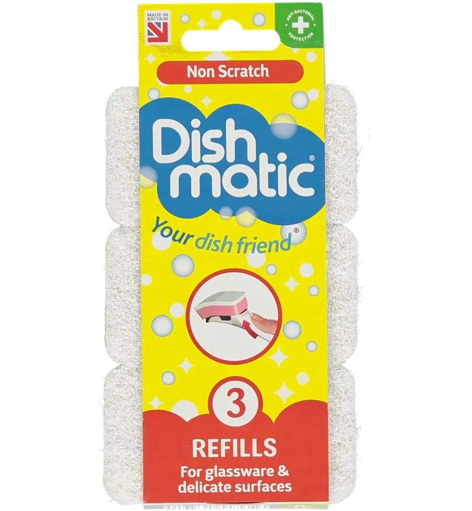 Dishmatic Navulspons Krasvrij (3 stuks)