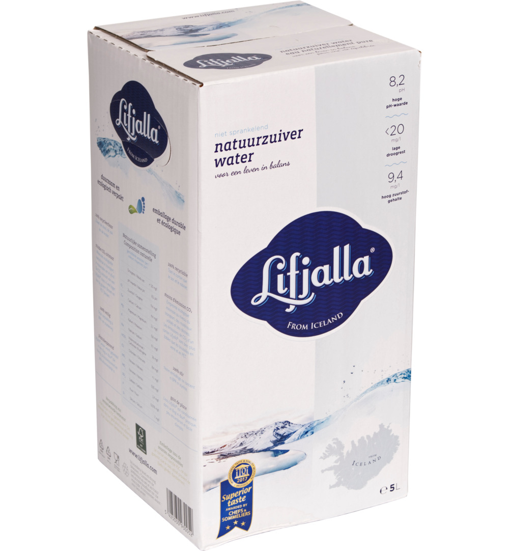 Lifjalla Water uit IJsland (5000 ml)