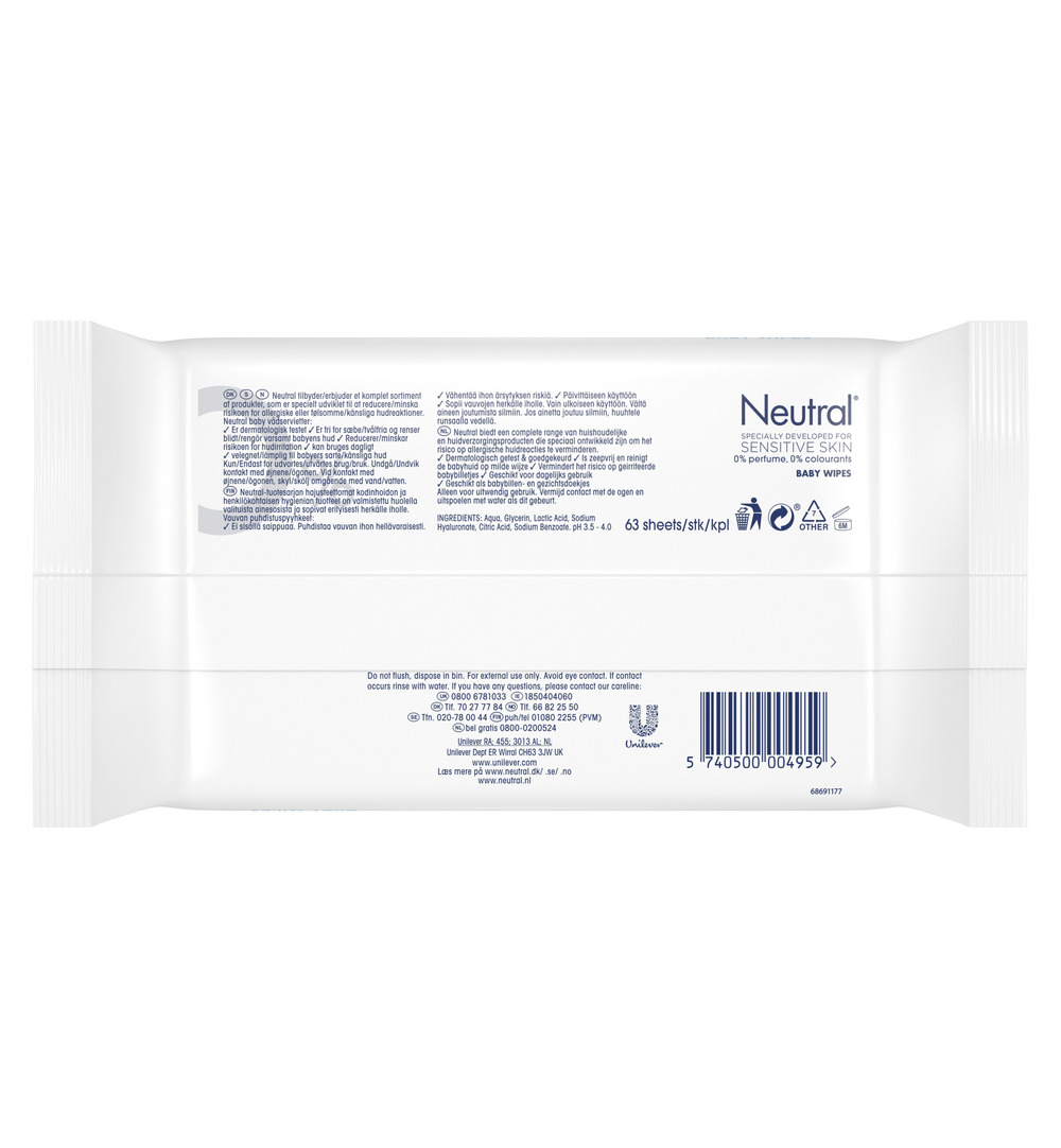 Neutral Baby doekjes (52 stuks) - image 2