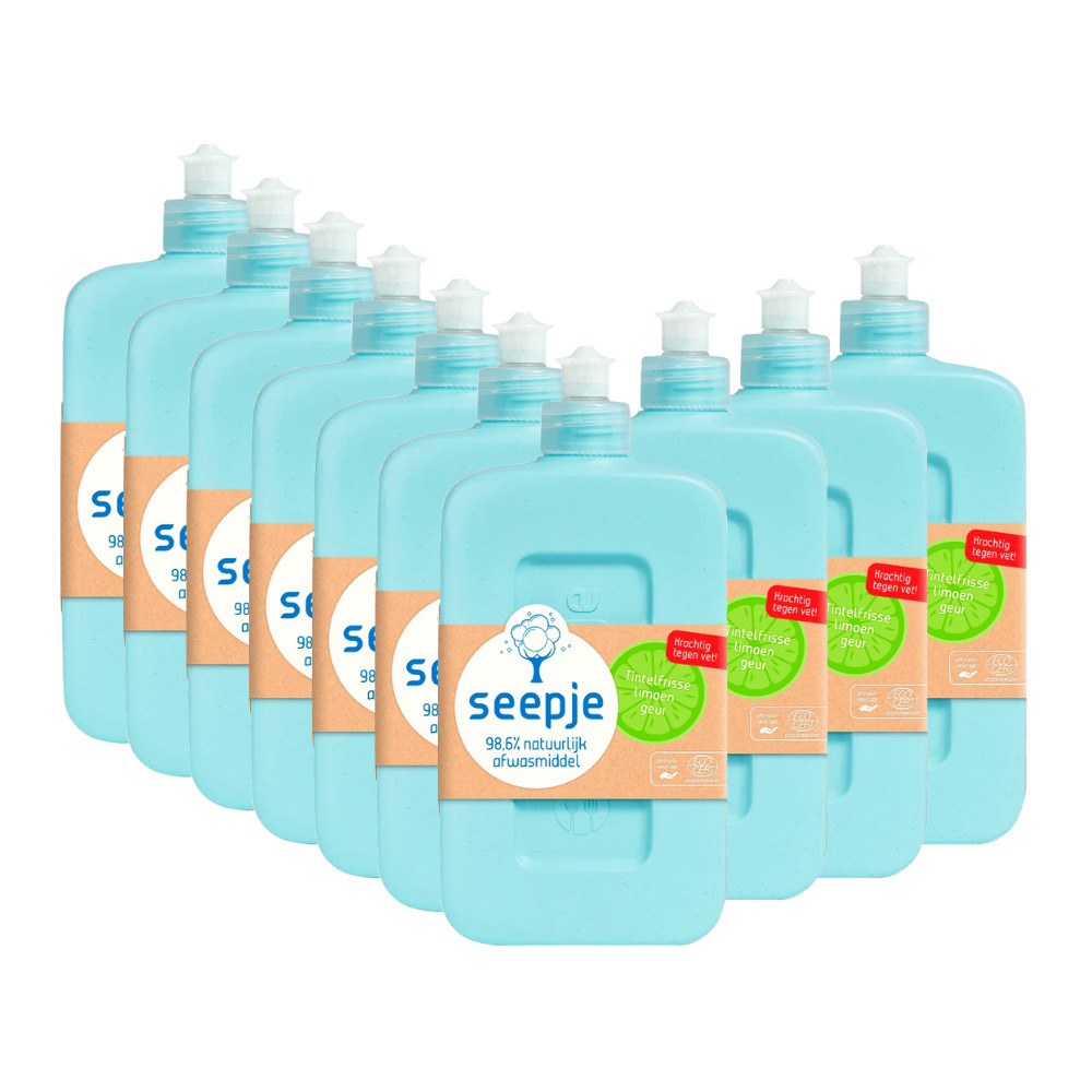 Seepje Afwasmiddel Tintelfrisse Limoen (12 x 500 ml)