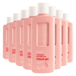 Seepje Douchegel White Peach and Cedarwood (8 x 300 ml)
