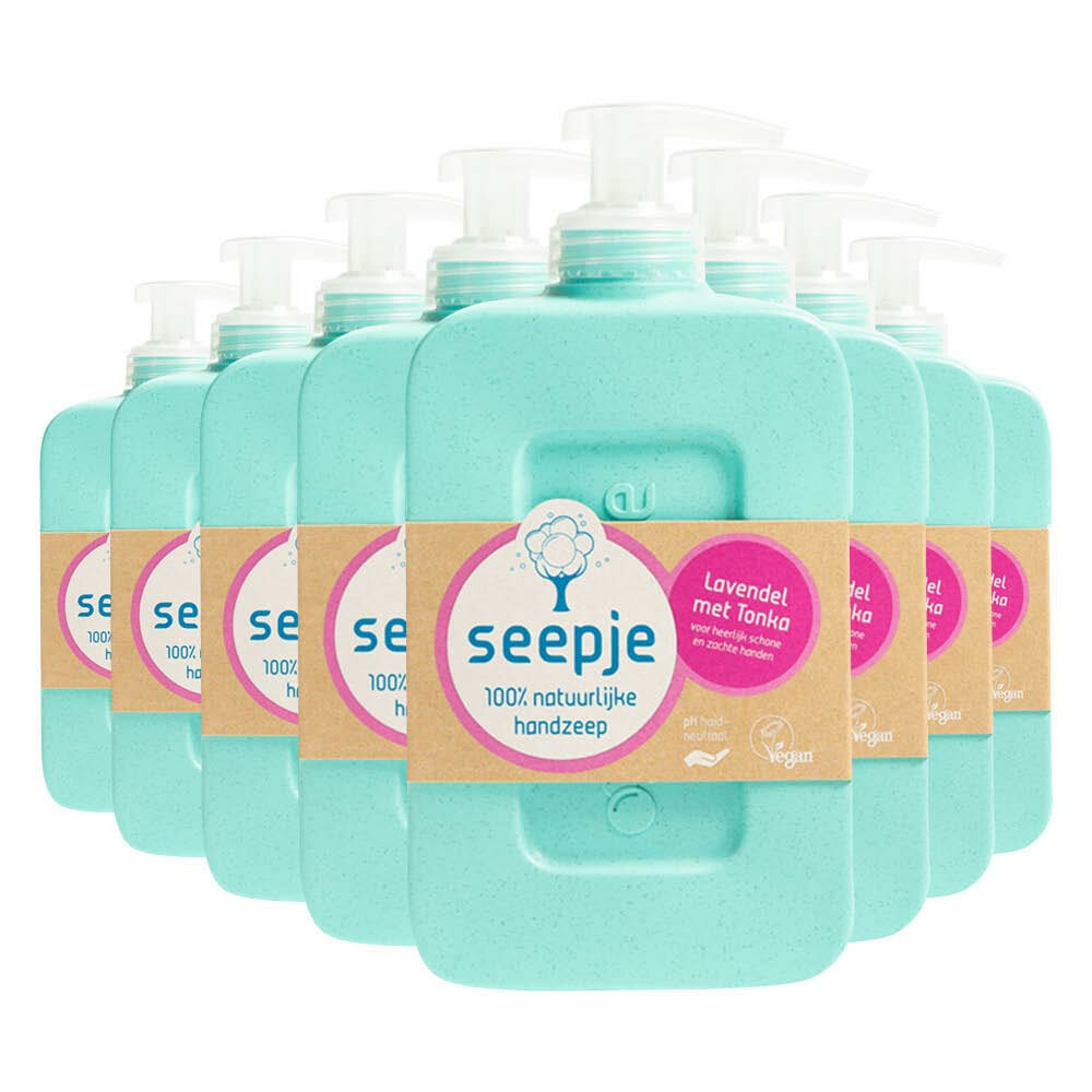 Seepje Handzeep Lavendel en Tonka (8 x 300 ml)