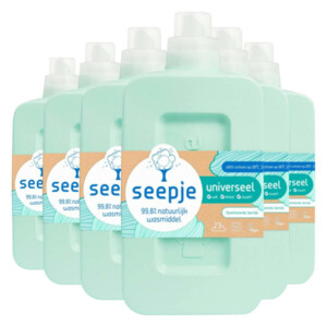 Seepje Vloeibaar Wasmiddel Universeel Sprankelende Jasmijn (6 x 1000 ml)