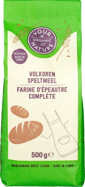 Your Organic Nature Speltmeel Volkoren (500 gr)