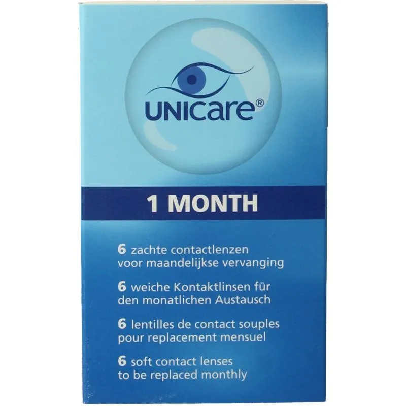 Unicare Maandlenzen Sterkte +2.50 (6 stuks)