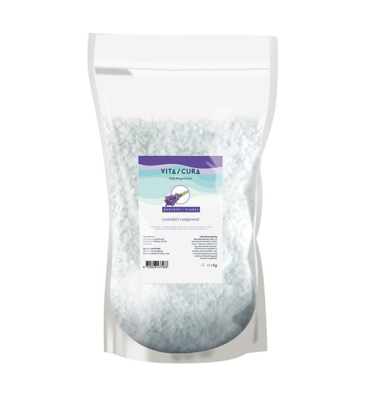 Vitacura Magnesium Zout Flakes Lavendel (1000 gr)