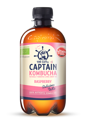 The Gutsy Captain Kombucha Raspberry BIO (400 ml)