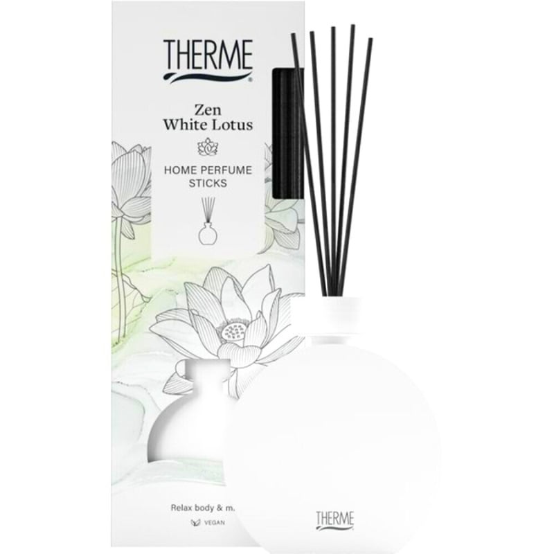 6x Therme Home Perfume Sticks Zen White Lotus (150 ml)
