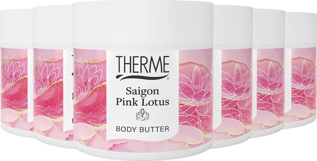 6x Therme Saigon pink lotus body butter (225 gr)