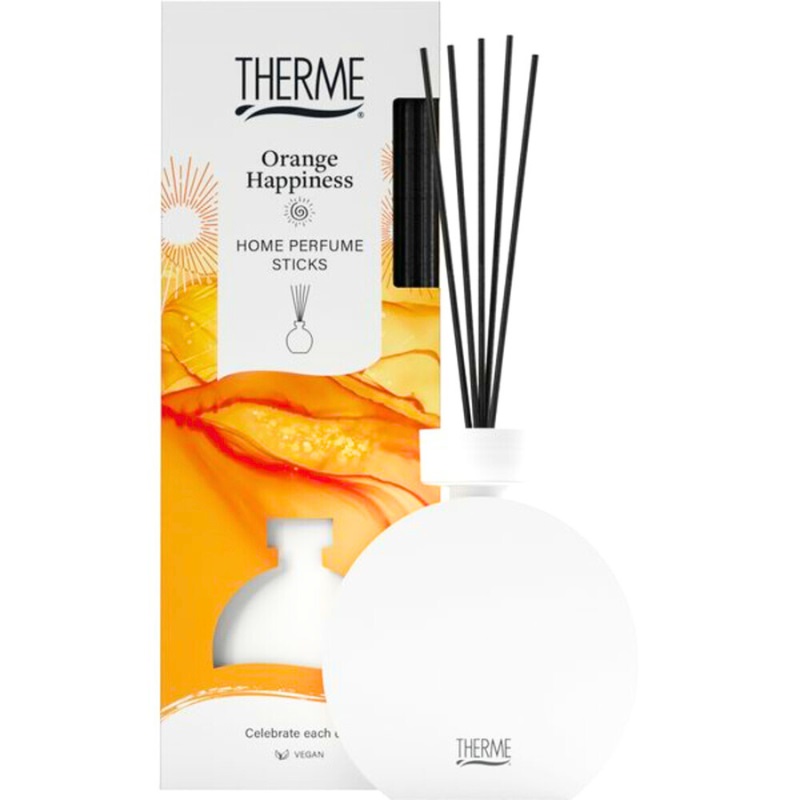 6x Therme Home Perfume Sticks Orange Happiness (150 ml)