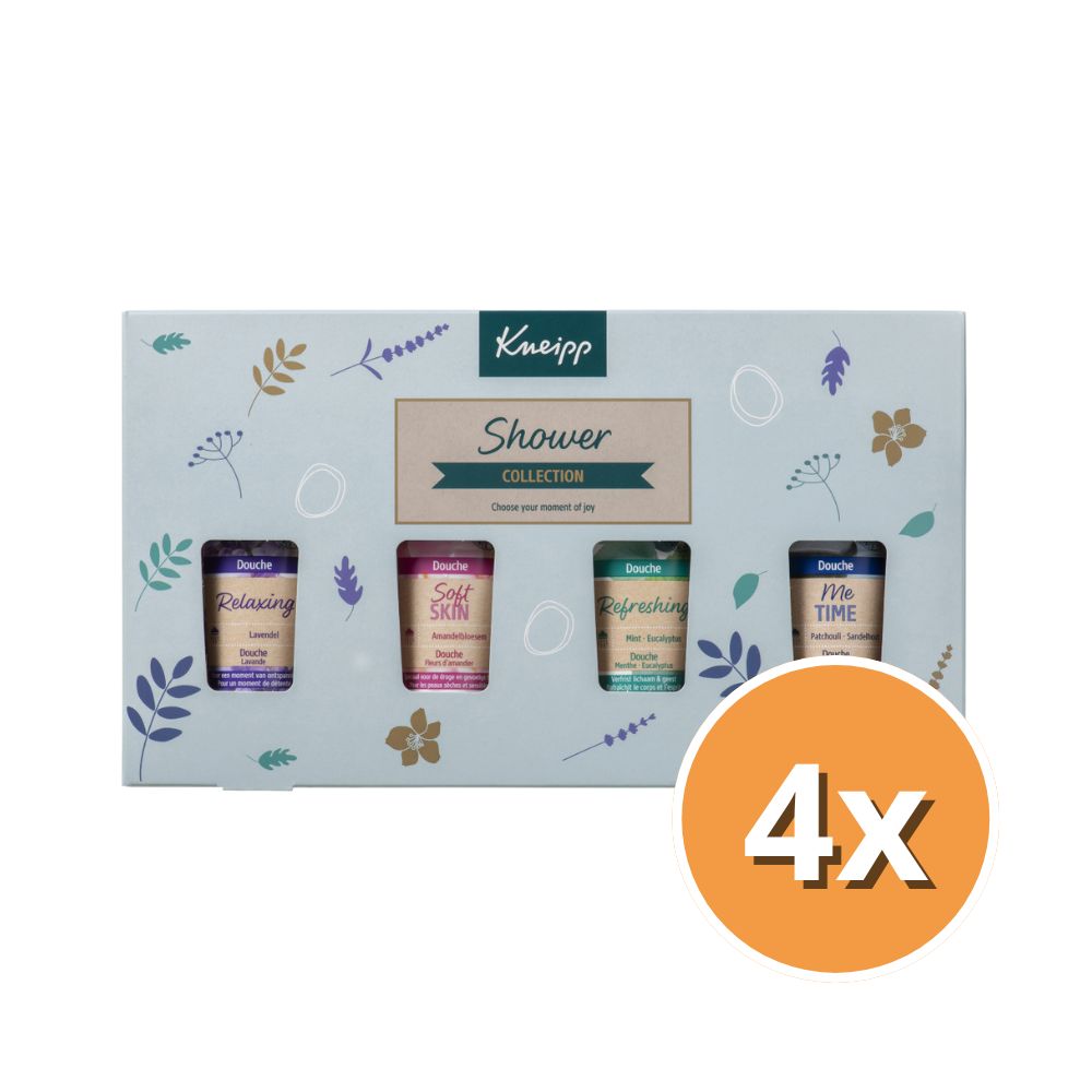 4x Kneipp Geschenkverpakking douche favo urites (1 set)