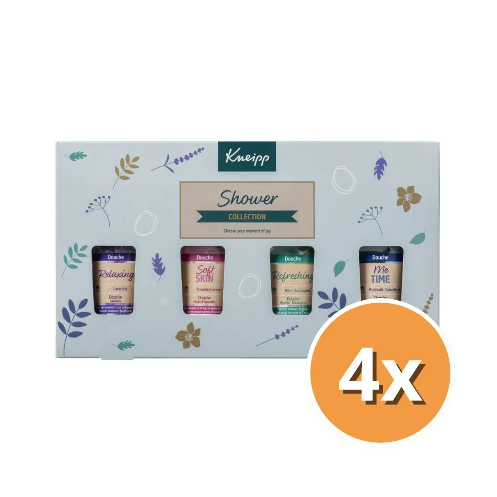 4x Kneipp Geschenkverpakking douche favo urites (1 set)
