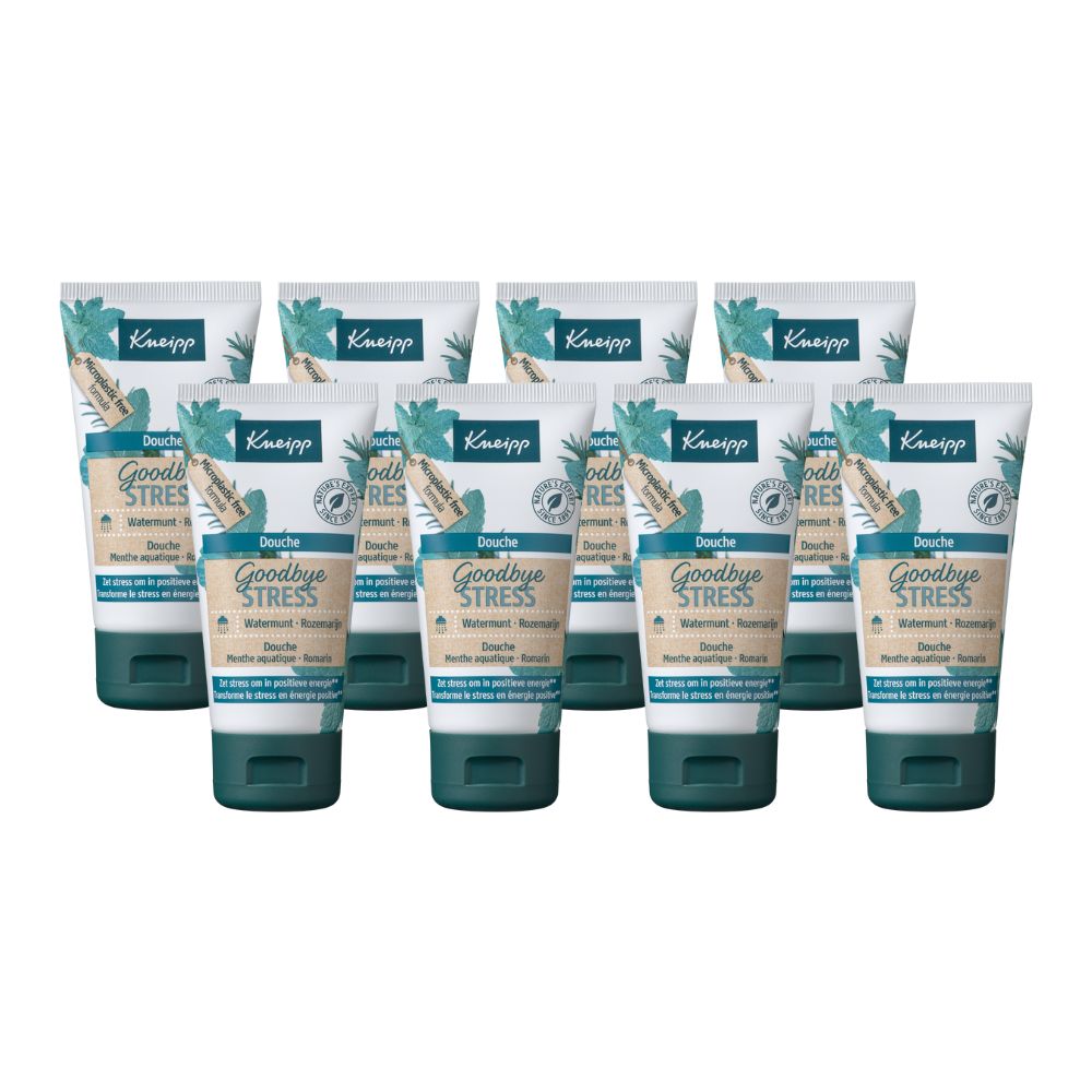 8x Kneipp Goodbye stress douche mini (50 ml)